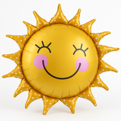 Smiling Sun Foil Balloon - 26 Inch