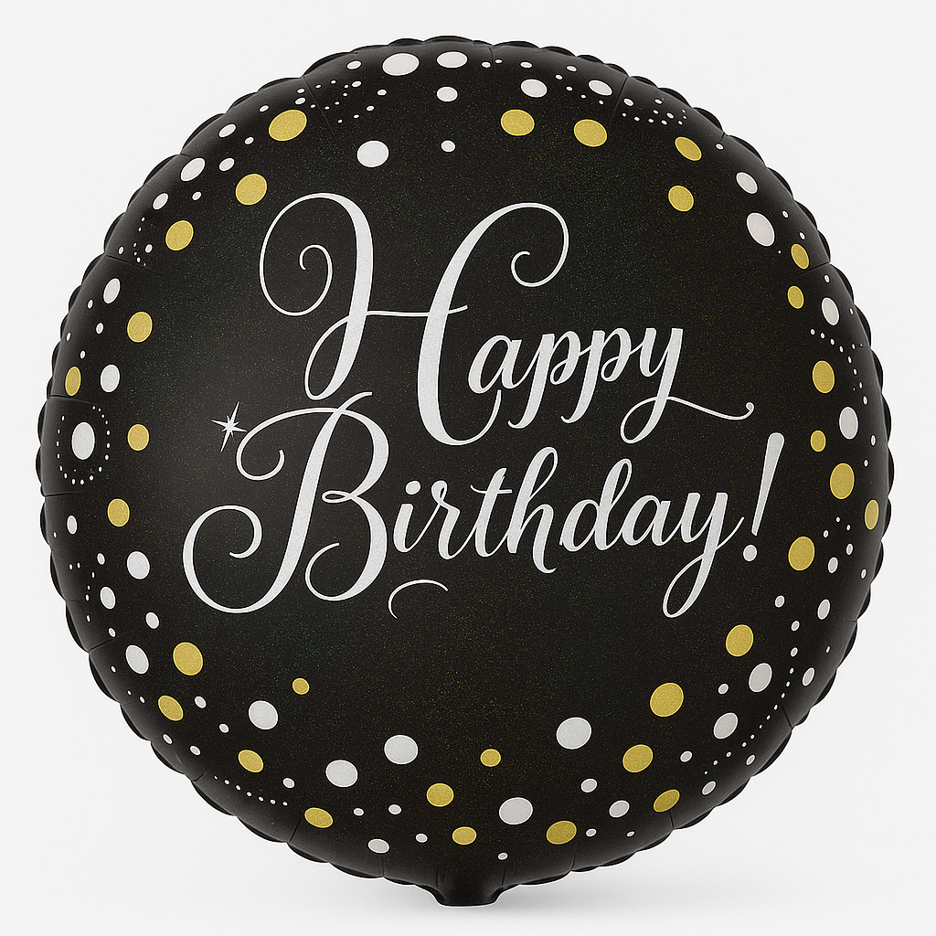 Sparkling Celebration Happy Birthday Foil Balloon