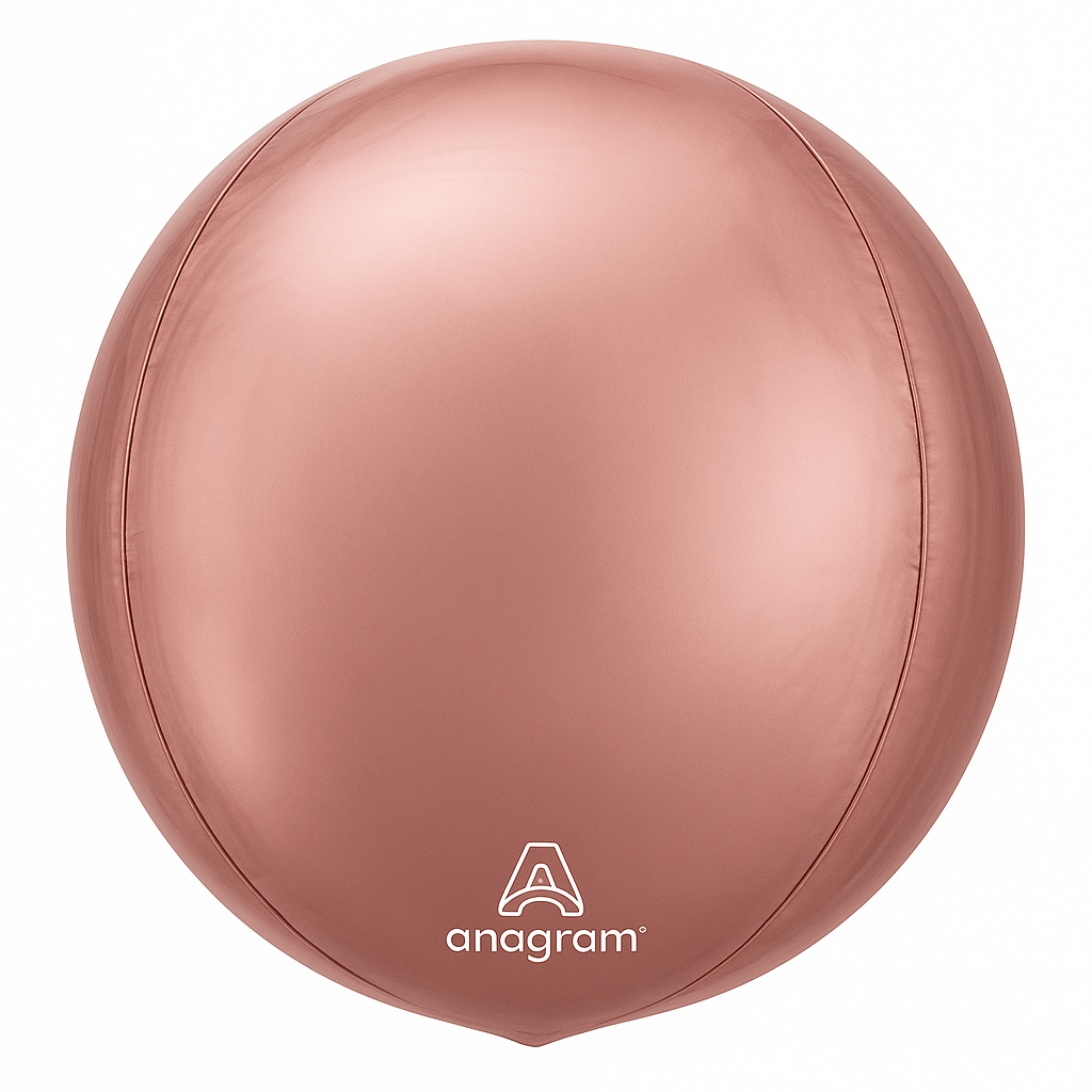 16" Rose Gold Orbz Foil Balloon