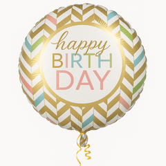 Pastel Celebration Foil Super Shape Balloon