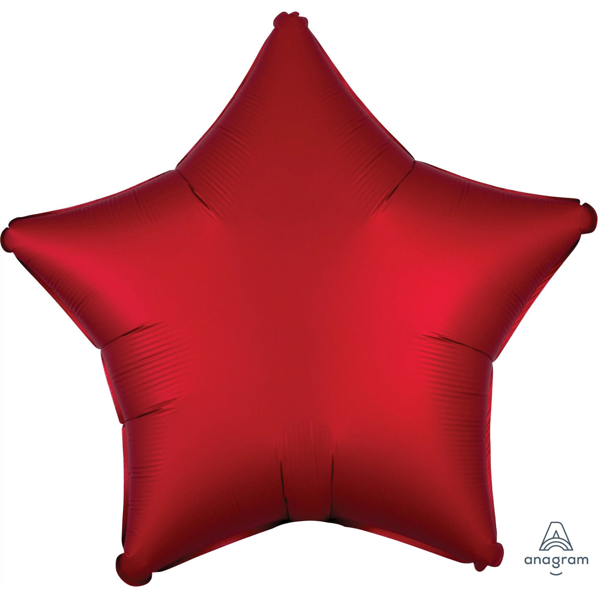Red Star Metallic Foil Balloon - 18 Inch