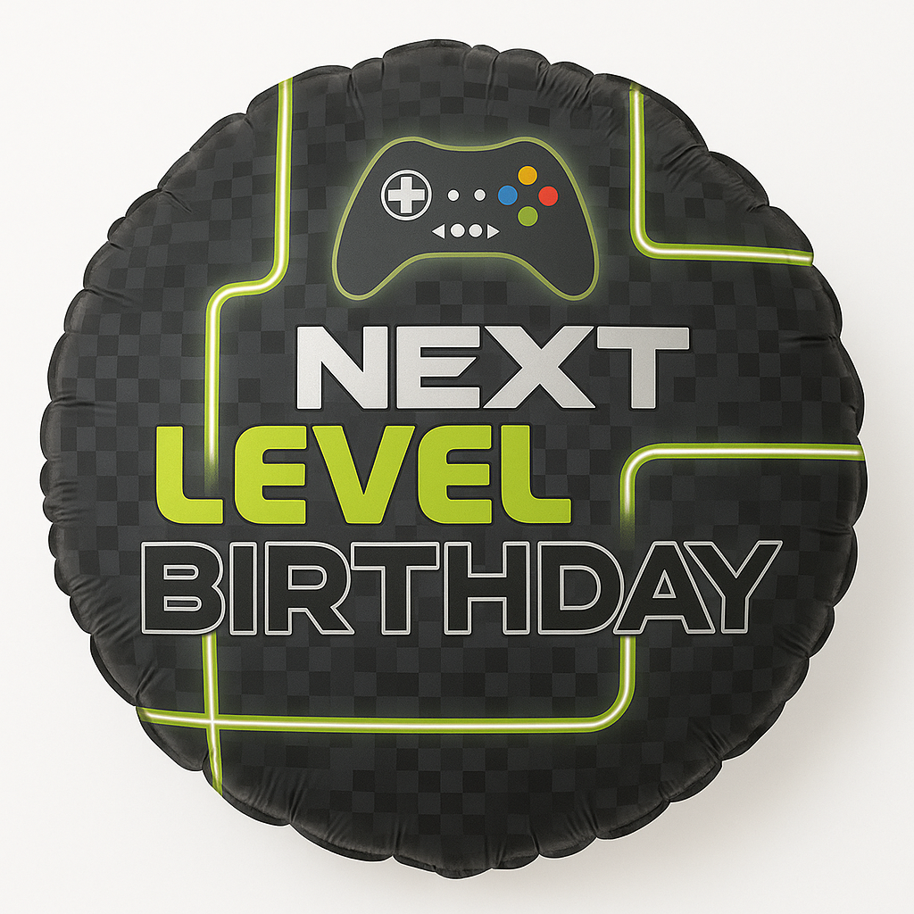 Next Level Birthday Gaming Balloon