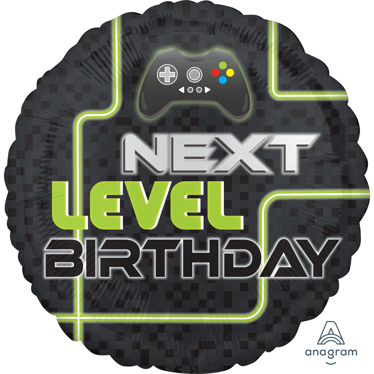 "Next Level Birthday" 18-Inch Mylar Balloon