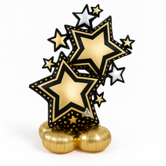 Star Cluster Black Metallic AirLoonz Balloon