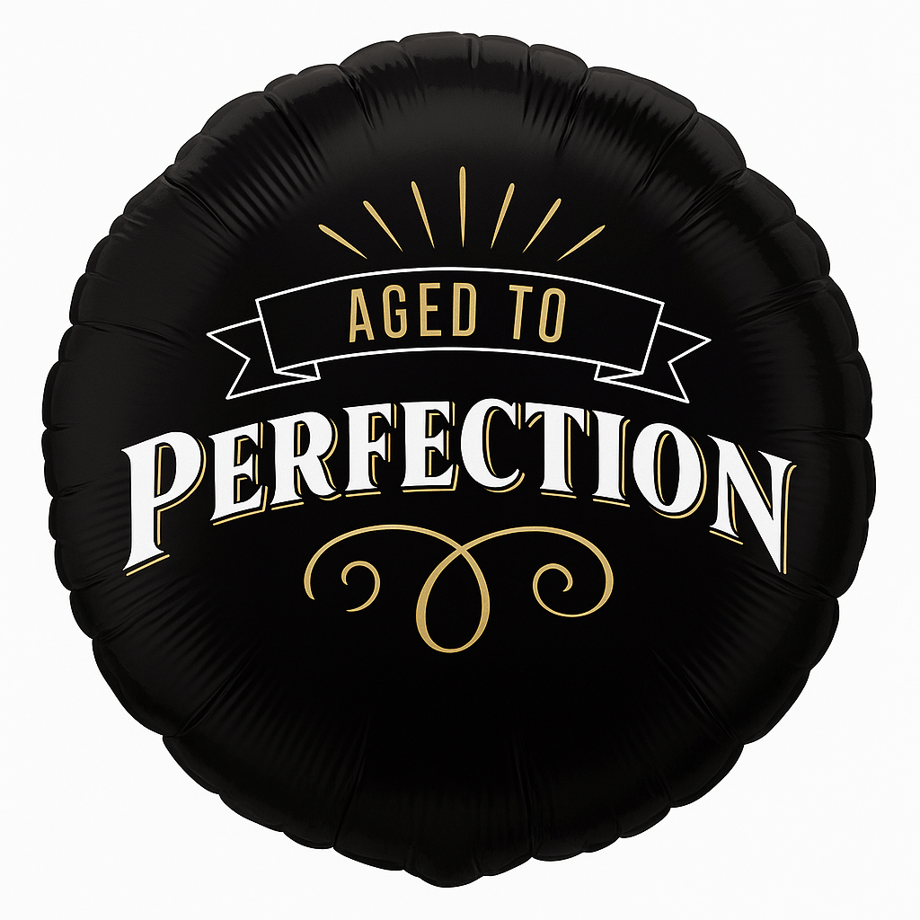 "Aged to Perfection" 18-Inch Foil Balloon