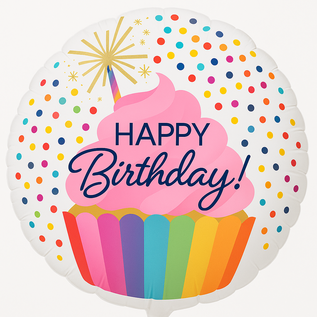 Sparkling Celebration Birthday Foil Balloon - 18"