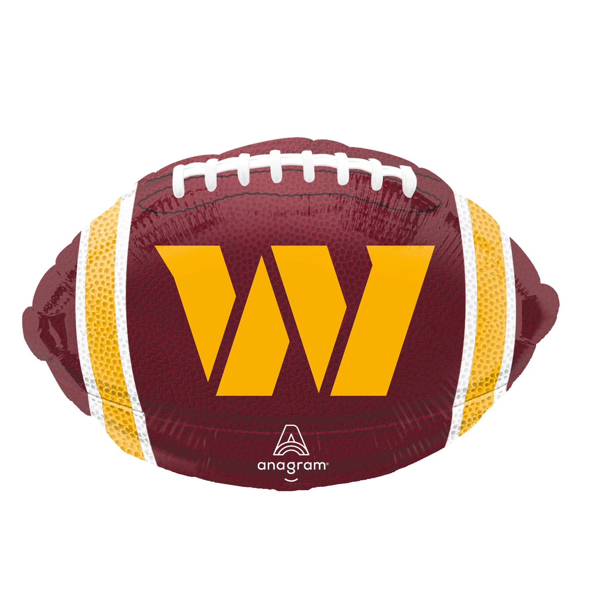 Washington Commanders Football Shaped Mylar Balloon