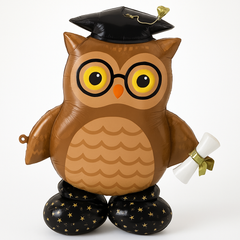 Wise Owl Graduation Airloonz Balloon