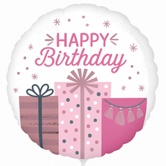 Pastel Birthday Celebration Foil Balloon - 18"