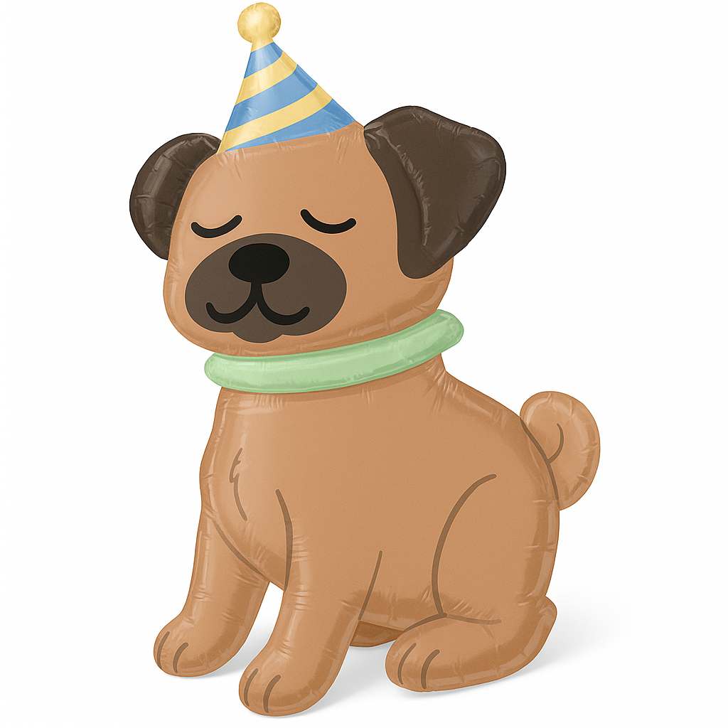 Pawesome Puppy Gliding Foil Balloon