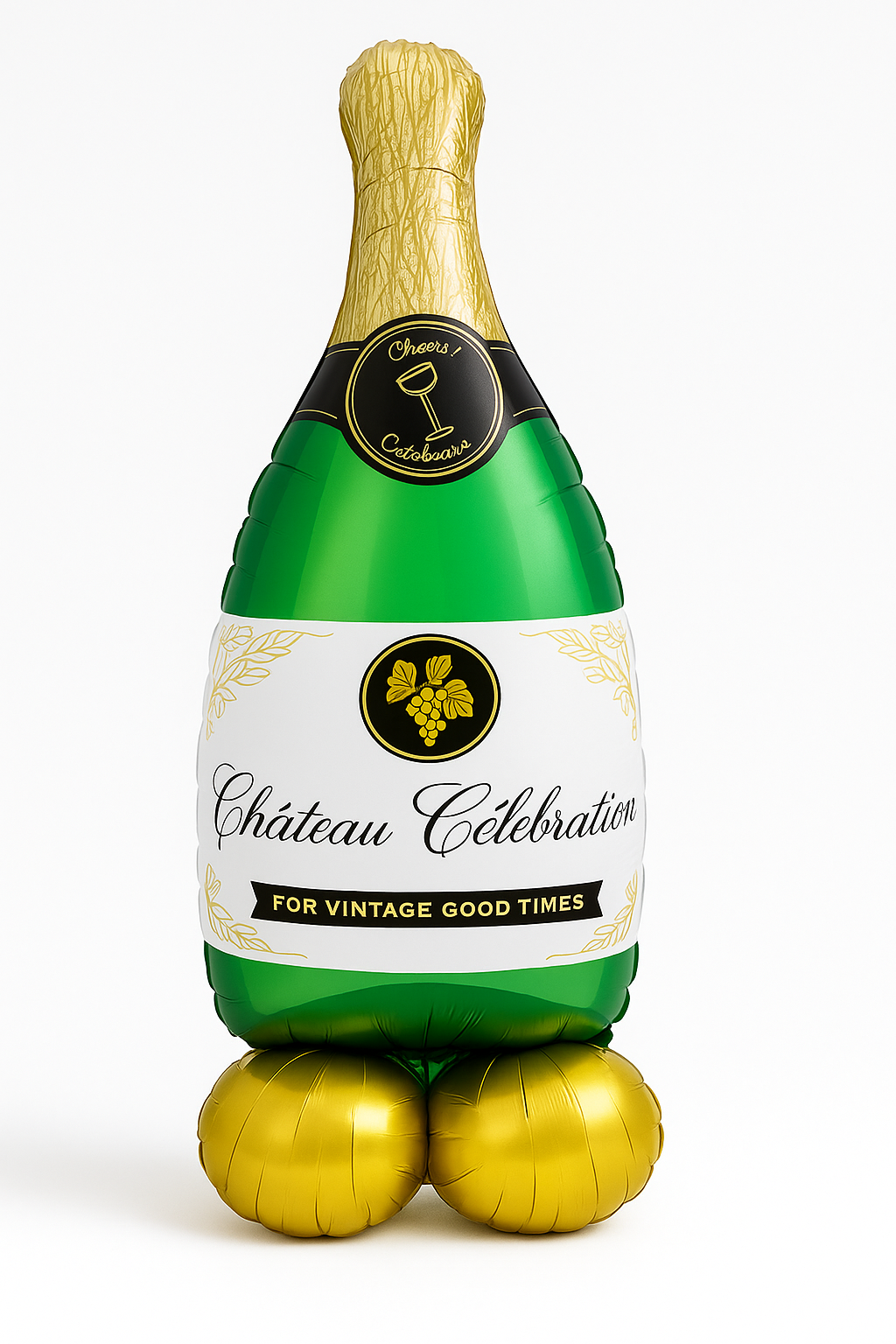 Airloonz Champagne Bottle Balloon - 50 Inch