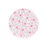 8 In. Flora Design Plastic Plates | 10 Count