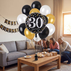 Sparkling 30th Birthday 18" Foil Balloon