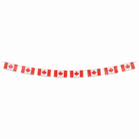 Canada Day 12FT Banner with 8 Canadian Flags
