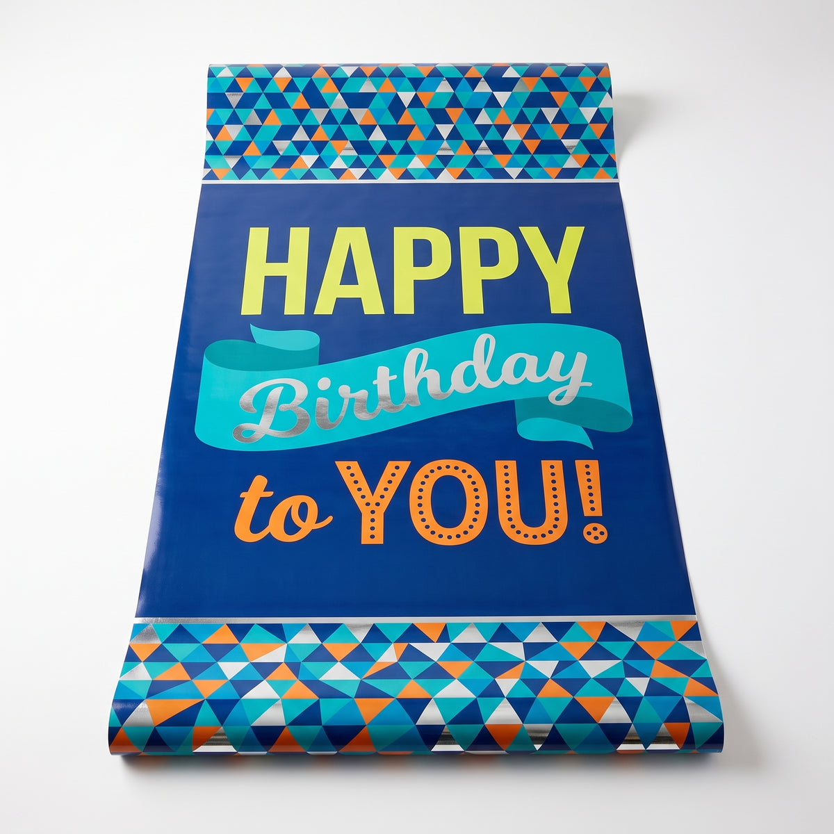 True Blue Happy Birthday Banner