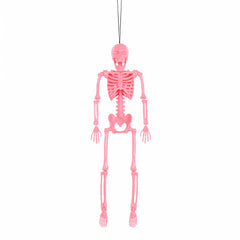 16-Inch Pink Skeleton Halloween Decoration