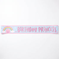 Enchanting Princess Castle Birthday Banner
