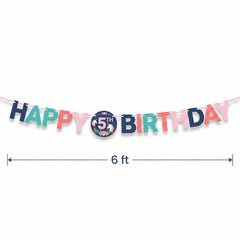 Unicorn Wishes Birthday Banner - Customizable Age