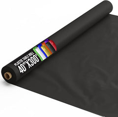 40 In. x 300 Ft. Premium Black Table Roll | Case of 4