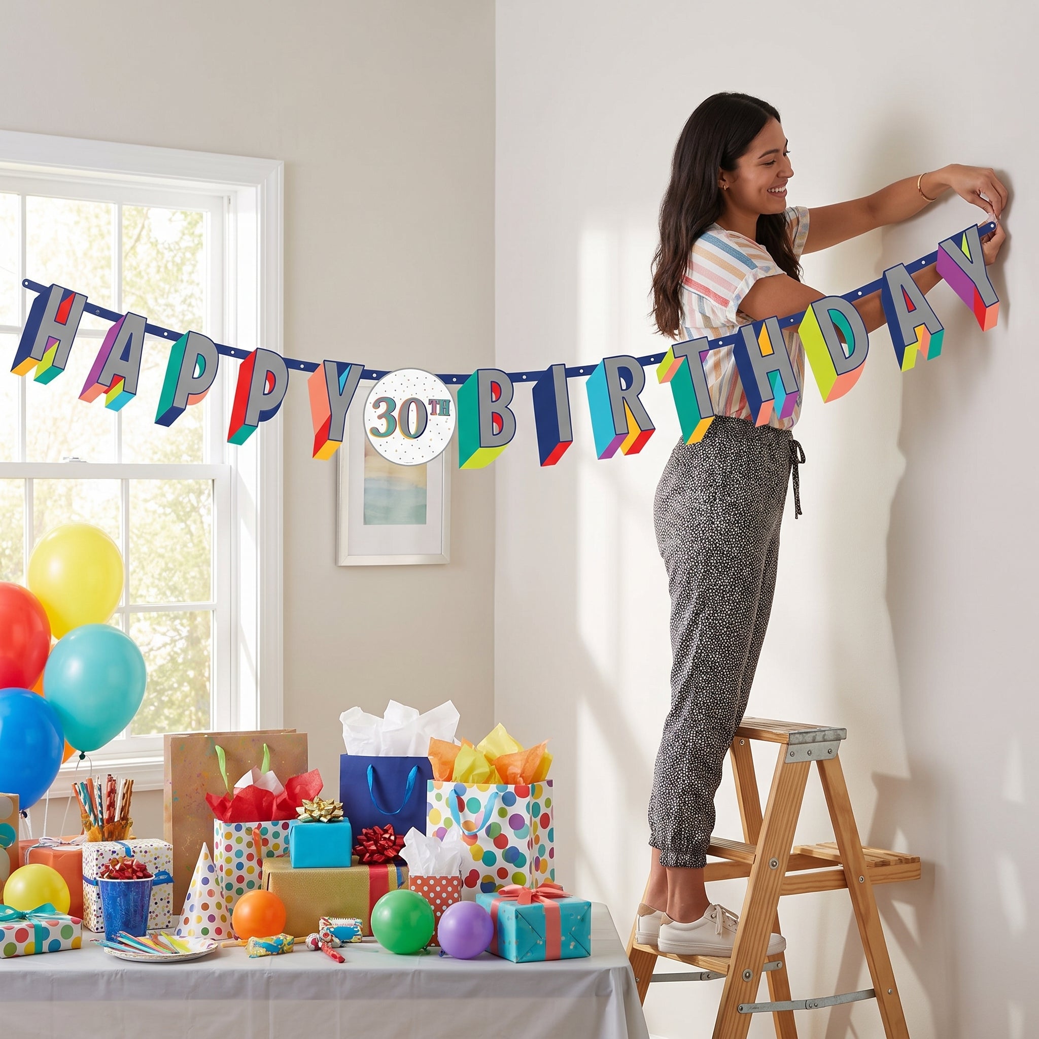 Here's to Your Birthday Customizable Banner Kit