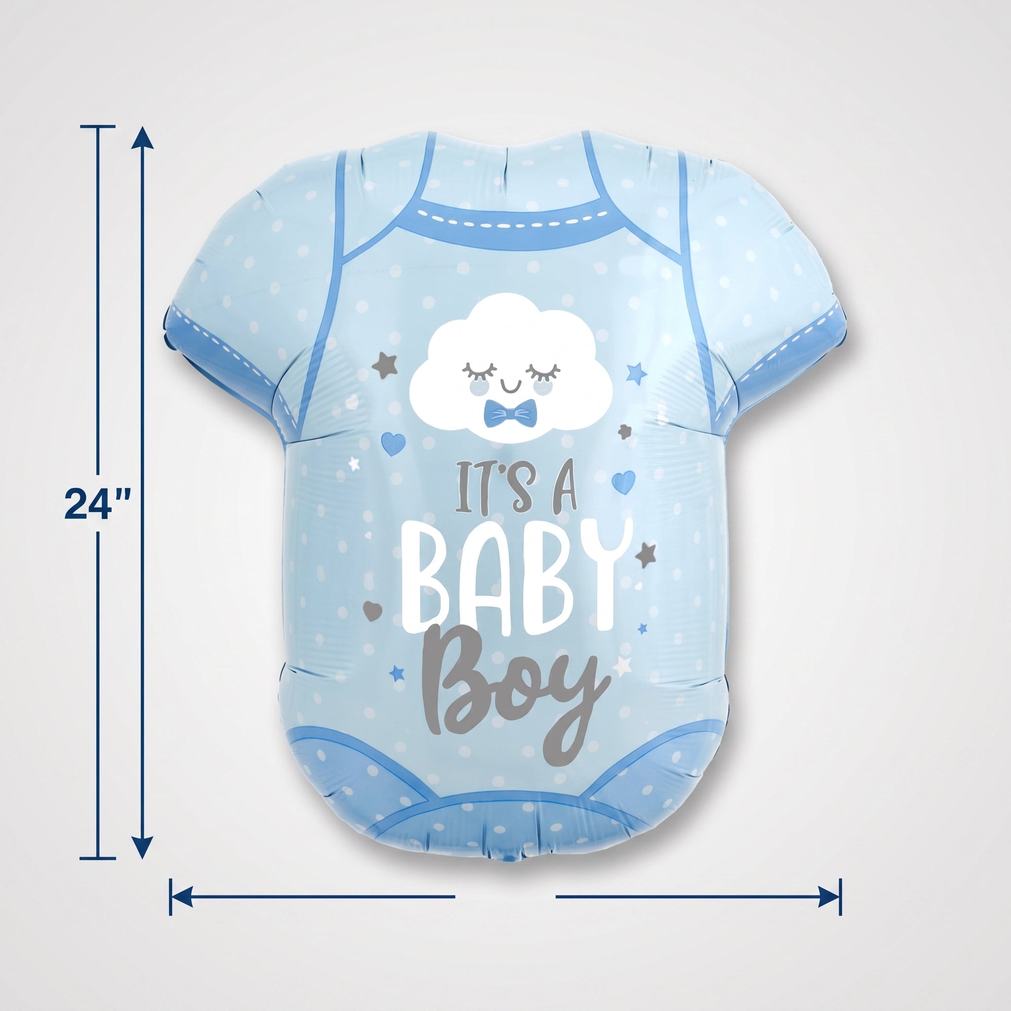 It's a Baby Boy Onesie Super Shape Foil Balloon