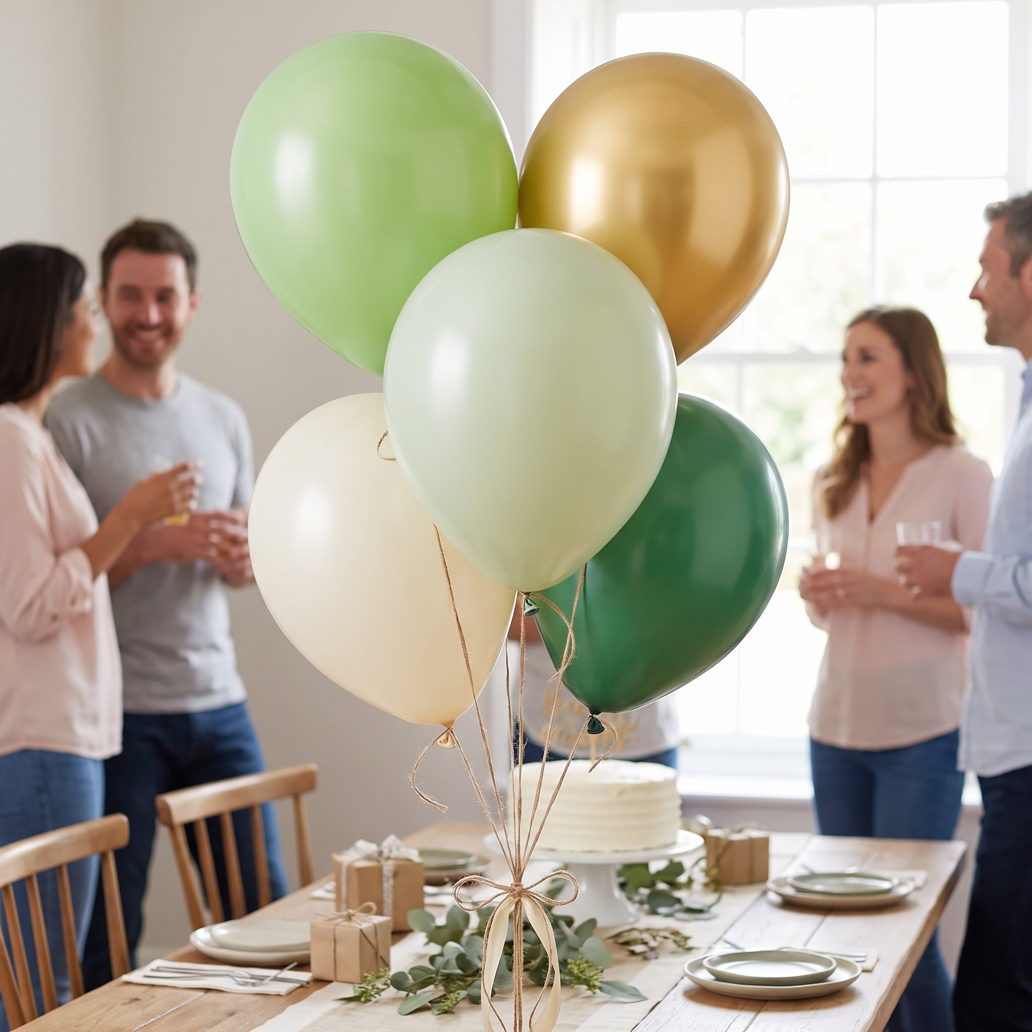 Vibrant Celebration Latex Balloons, 11-Inch, 15-Pack