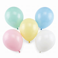 Pastel Mini Latex Balloons, Assorted Colors, 5-Inch, 50-Pack