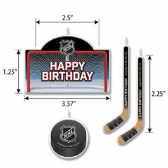 NHL Hockey Birthday Candle Set - 4 Pack