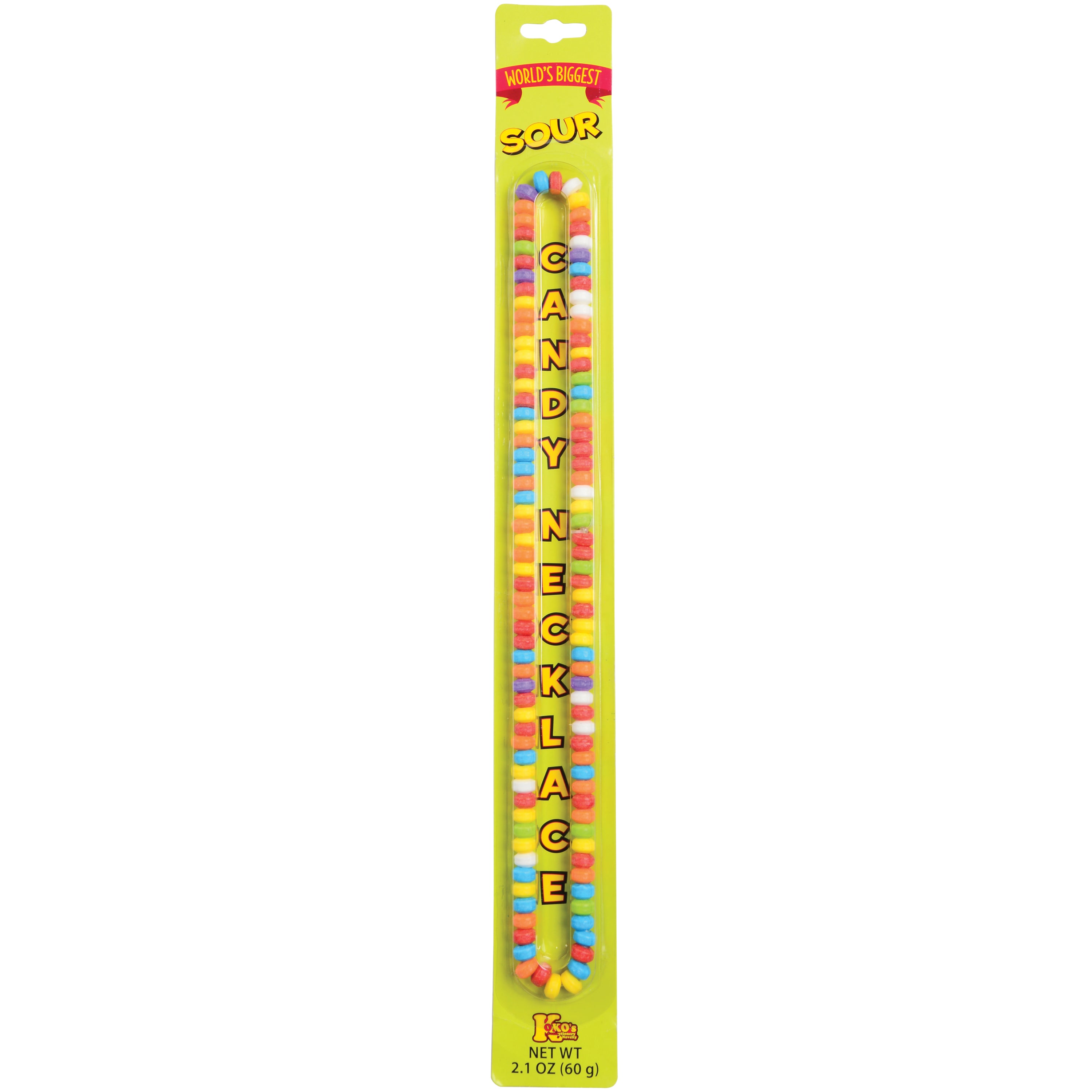 Biggest Sour Candy Necklace/24Pc - 24 Count