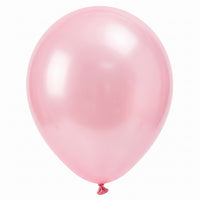 Pearl Pink Latex Balloons - 12 In. | 15 Count