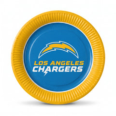 Los Angeles Chargers 9" Round Paper Plates