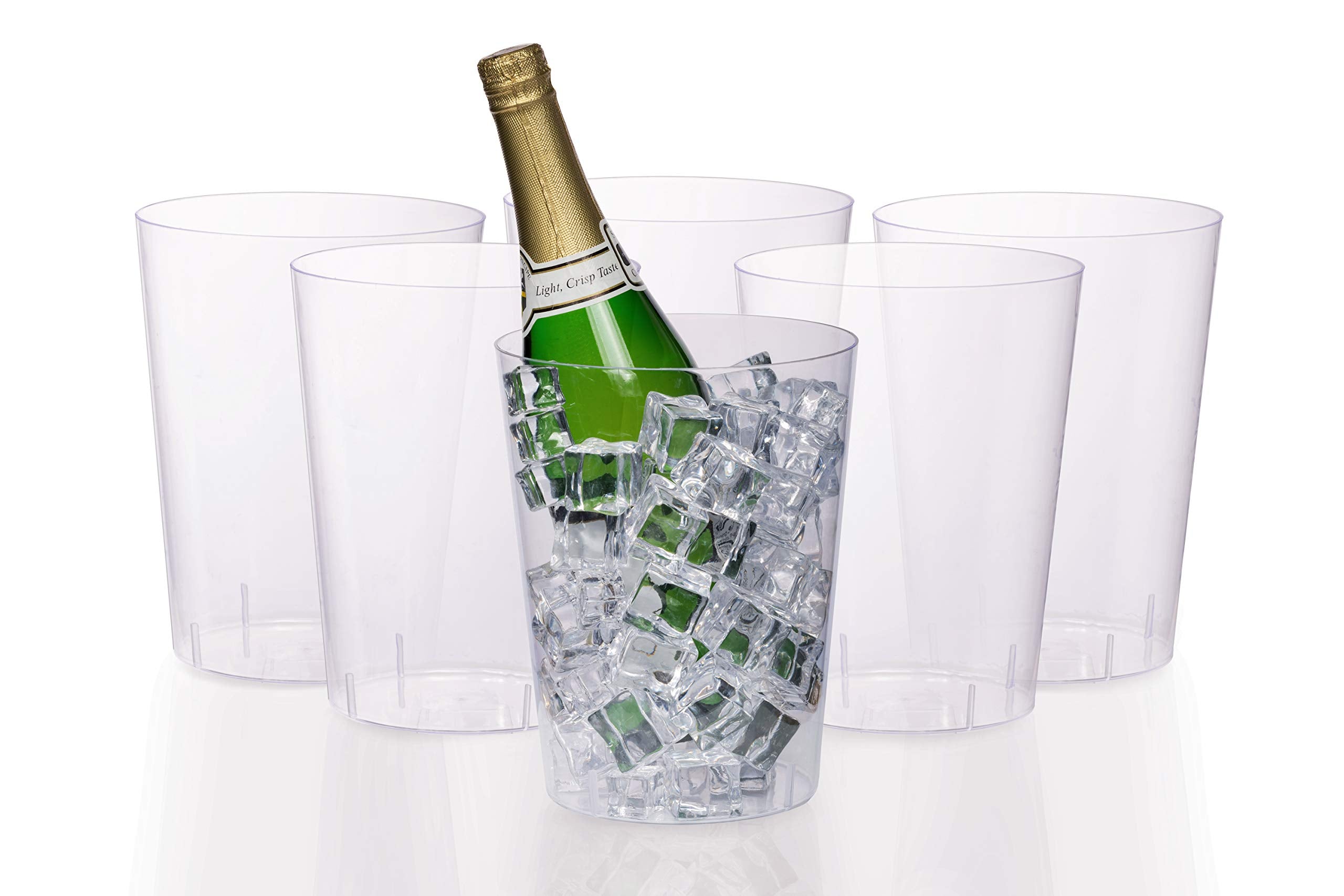 Clear Ice Bucket | 48 Count