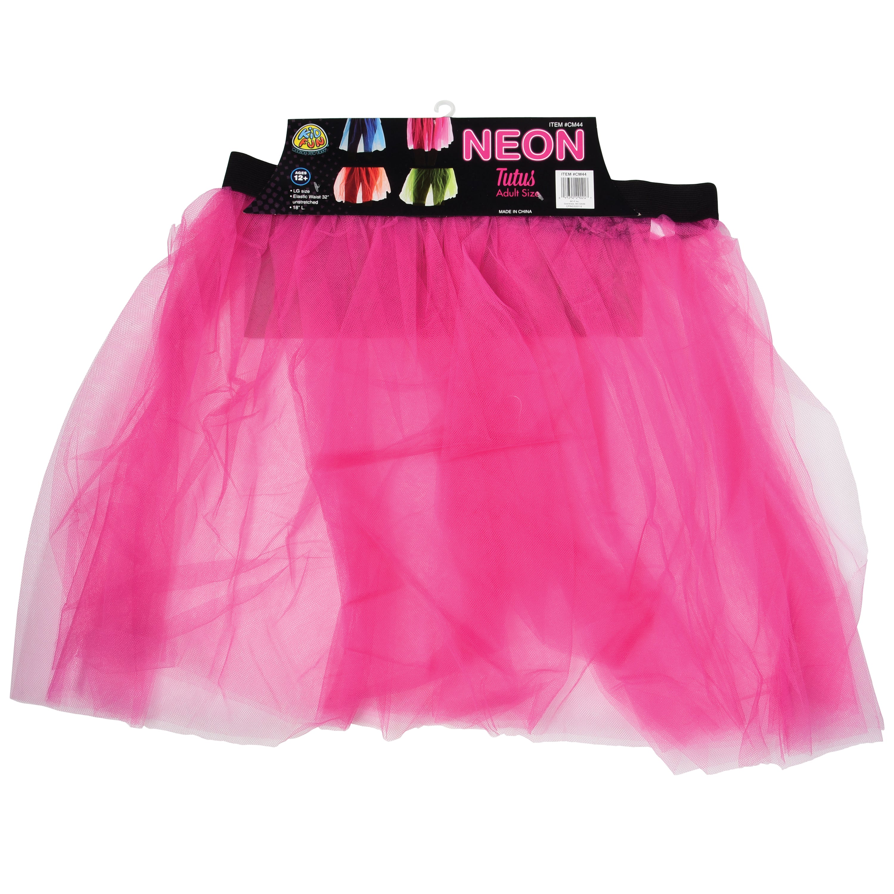 Neon Tutus-Adult Size/4 Per Pk - 4 Count