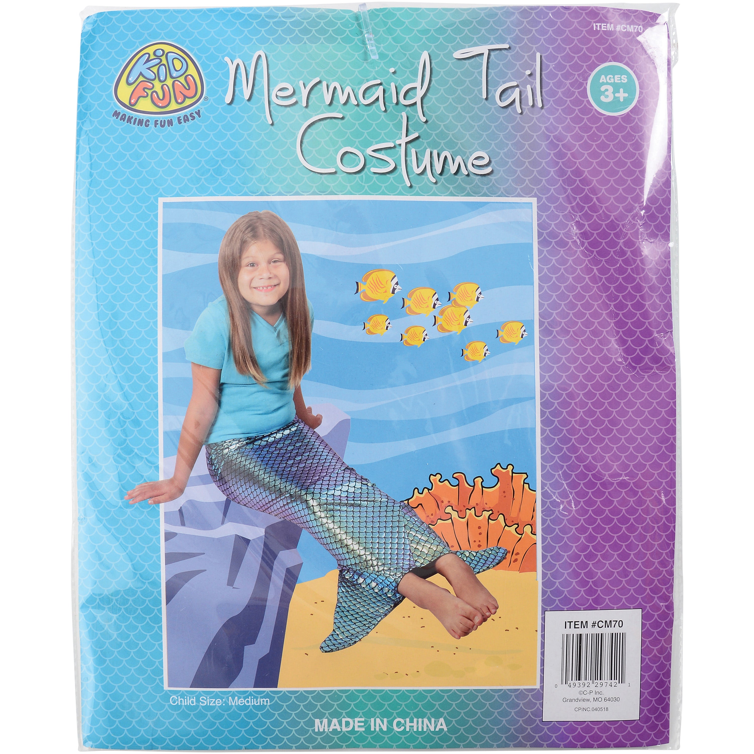 Mermaid Tail Costume - 1 Count