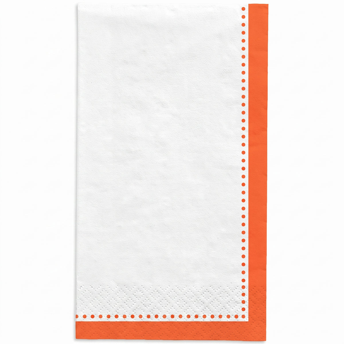 Premium Orange Guest Towel Napkins - 20 Count