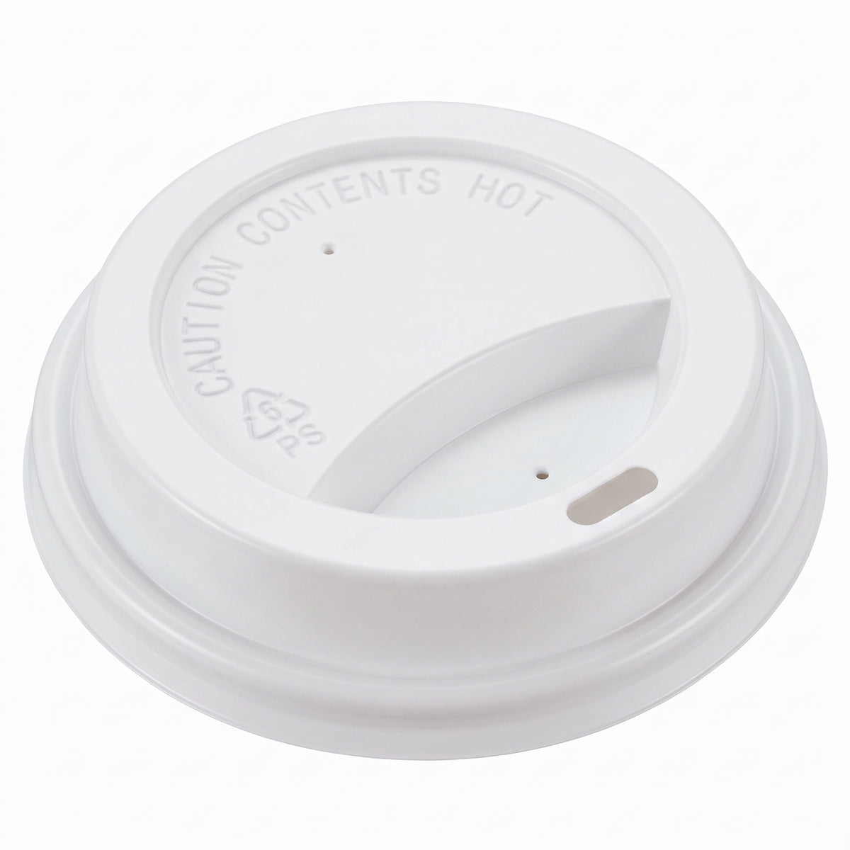 Big Party Pack Coffee Cup Lids for 12 oz Cups, White, 40-Pack