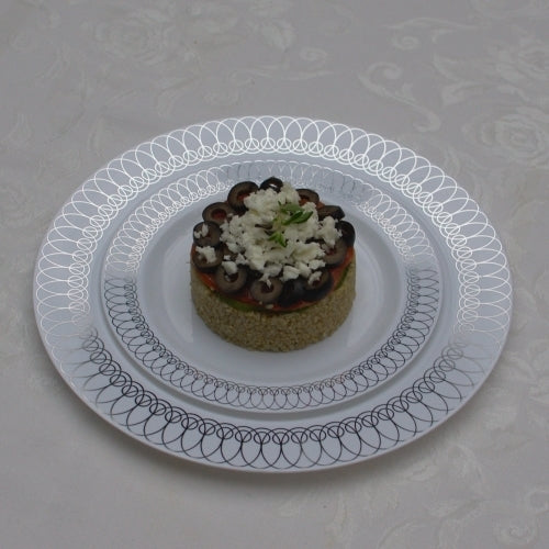 Silver Ovals Design Party Pack