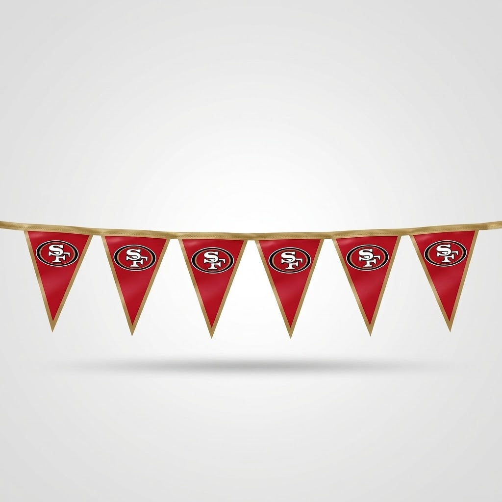 San Francisco 49ers NFL Pennant Banner