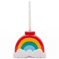 Retro Rainbow Sippy Cup with Straw - 23 oz