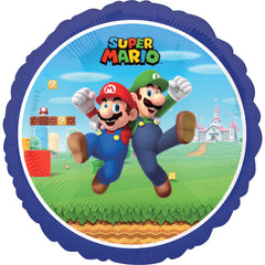 Super Mario Bros Metallic Foil Balloon - 18 Inch