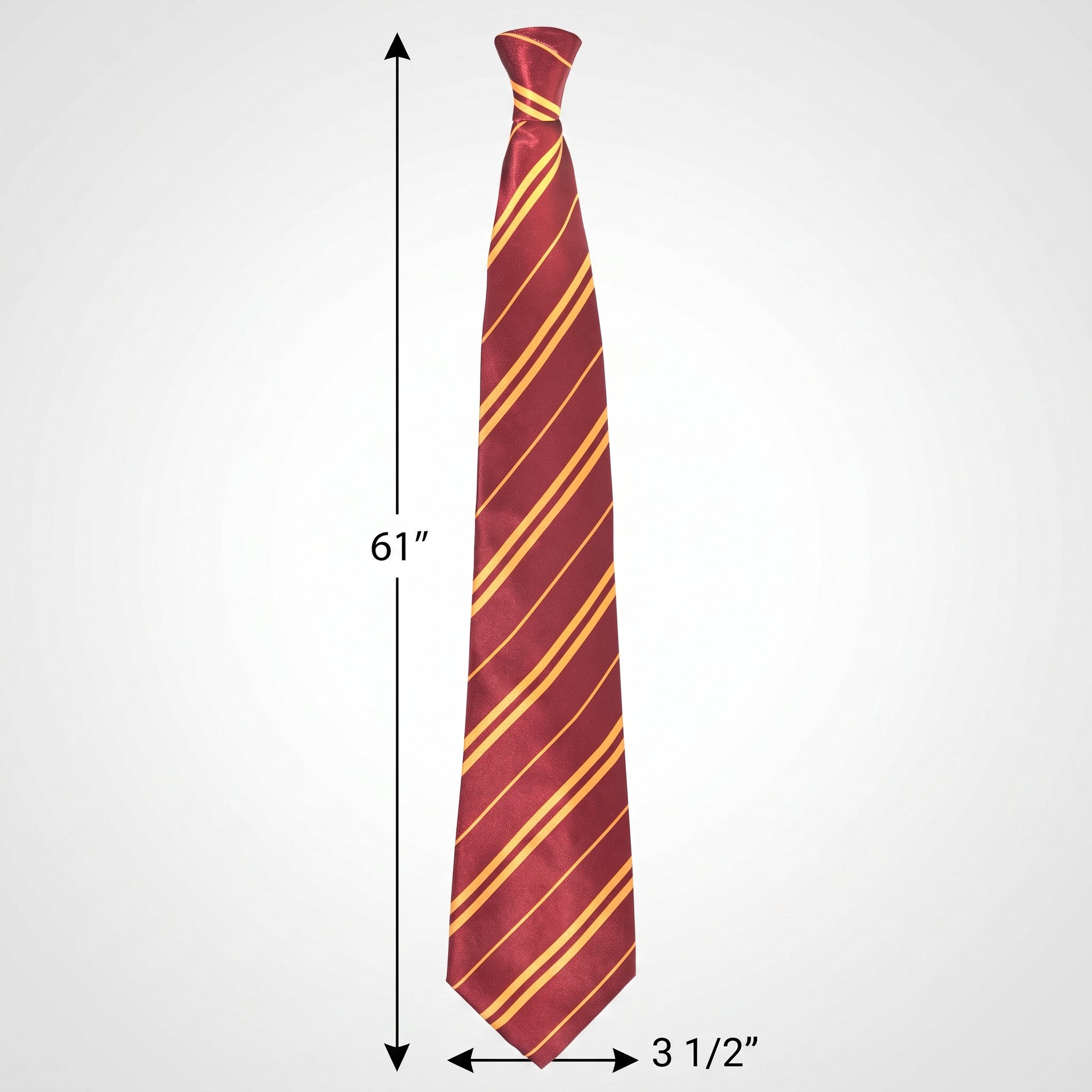 Harry Potter Gryffindor Costume Tie - Red and Gold Striped