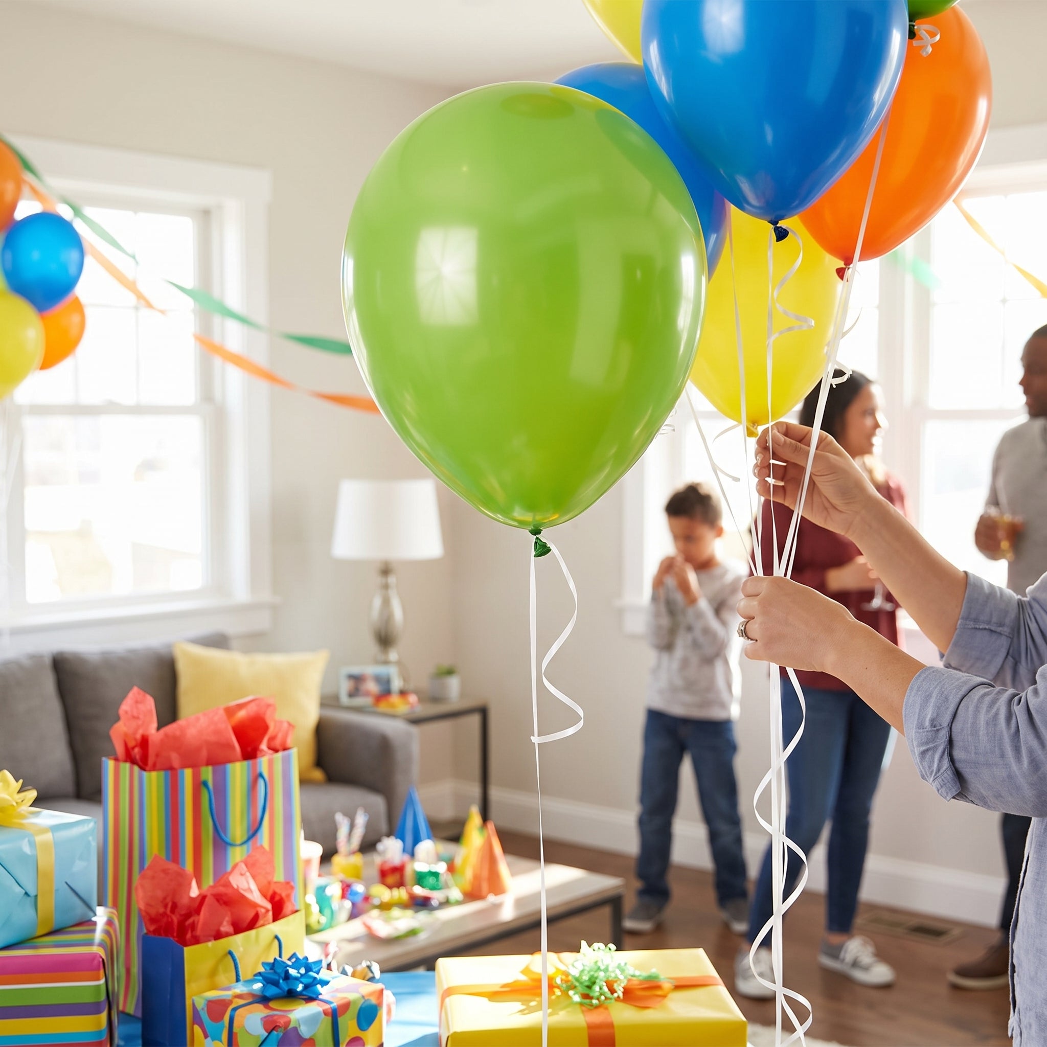 Kiwi Green Latex Balloons - 12" | Pack of 72
