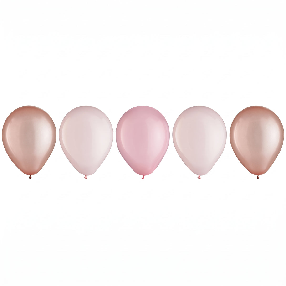 Rose Gold 11" Latex Balloons - 15 Pack