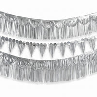 Silver Fringe Banner Kit