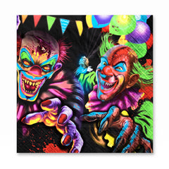 Creepy Carnival Blacklight Beverage Napkins - 12 Pack - 5 In. X 5 In.