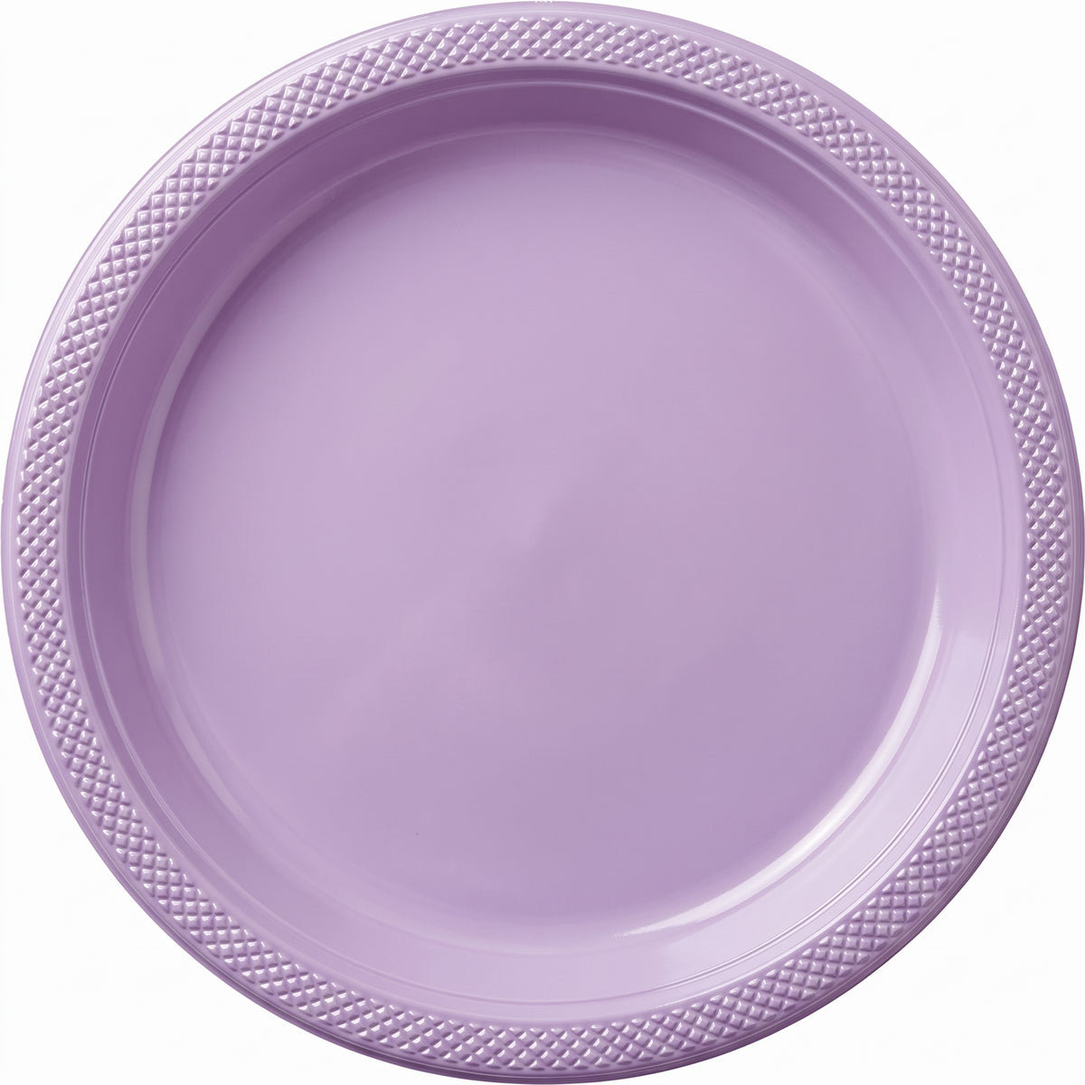 Lavender 7" Round Plastic Plates - 50 Count