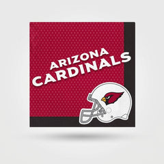 Arizona Cardinals NFL Lunch Napkins - 6.5 In. x 6.5 In. - 36 Pack