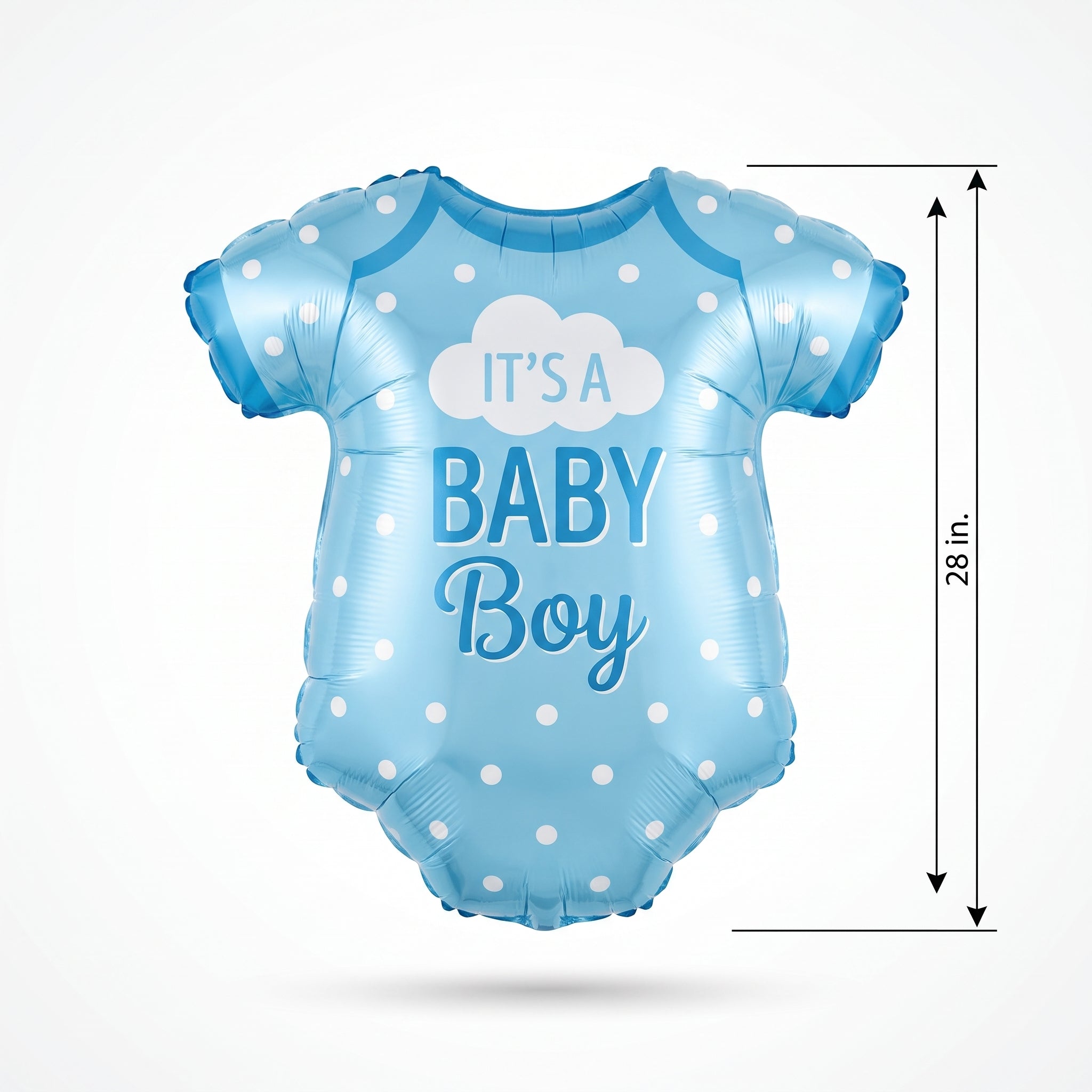 Adorable Onesie Baby Boy Foil Balloon