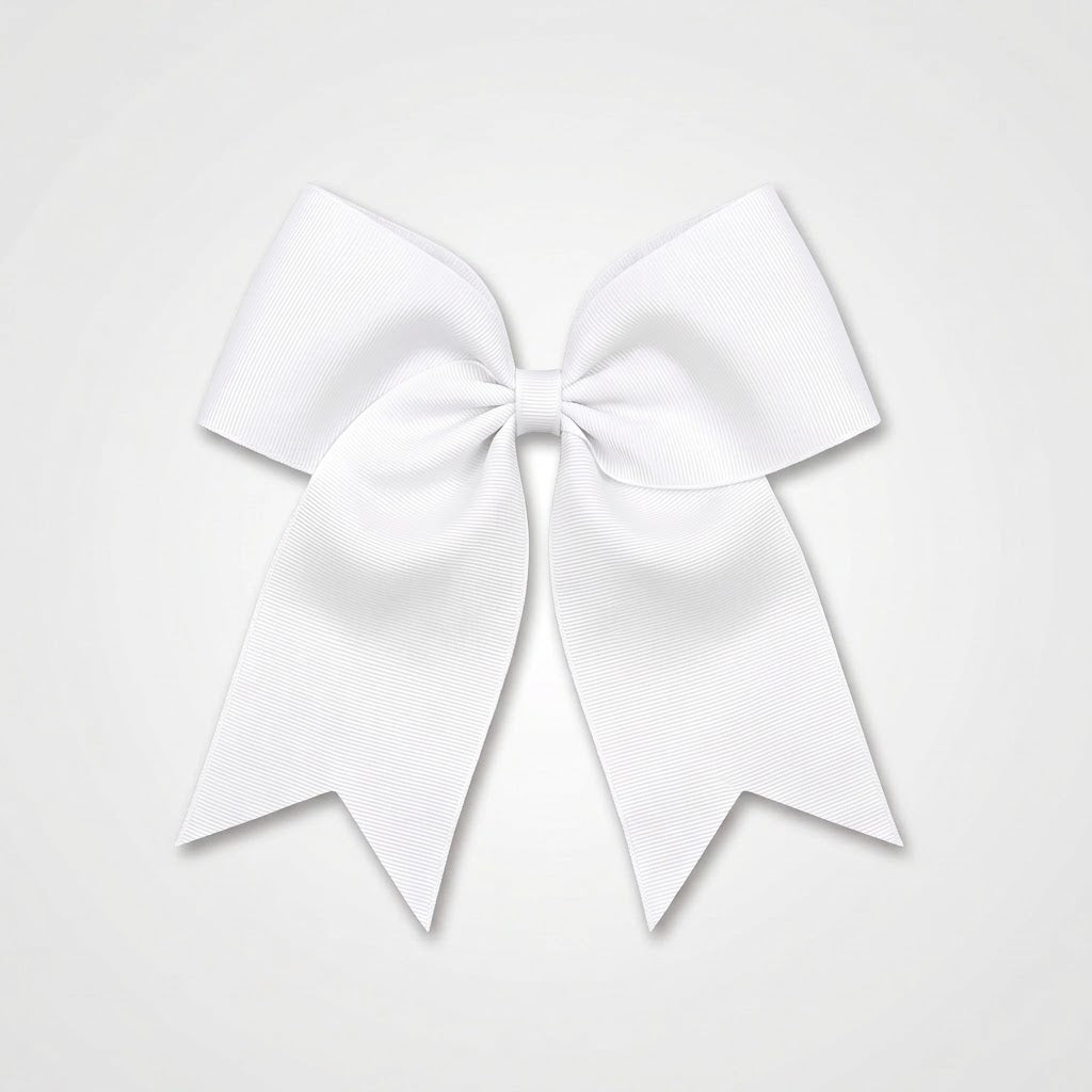 Oversized White Bow Headband
