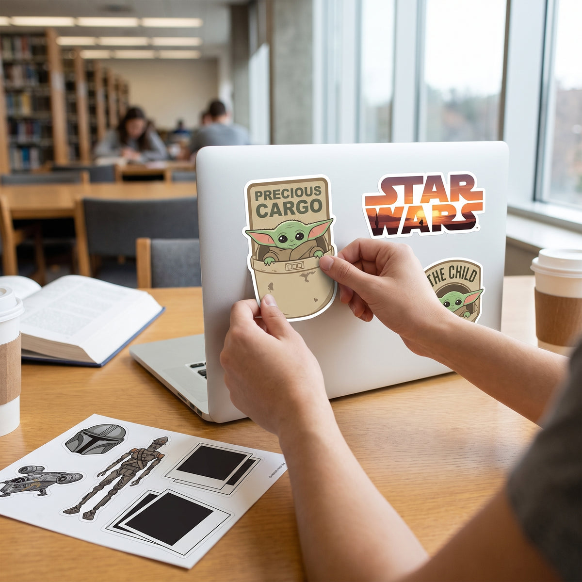The Mandalorian "Precious Cargo" Cutout Decorations for Kids' Birthday Parties